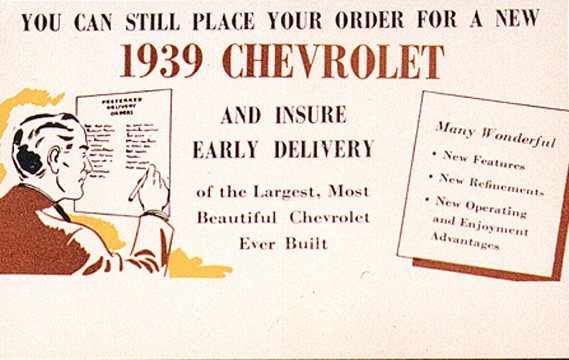 1939 Chevrolet Mailer Page 5